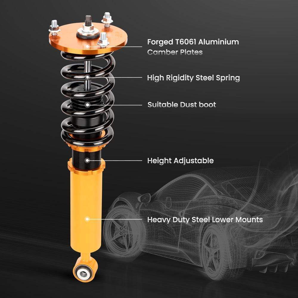 Racing Schroefset geschikt voor TOYOTA CELSIOR 2000.08-2006.05 JPN UCF30 Schokdemper