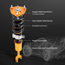 Load image into Gallery viewer, Schroefset Suspension Verlaging Kit suitable voor Nissan Fairlady 350Z Z33 03-08 Adj. Damper Set of 4