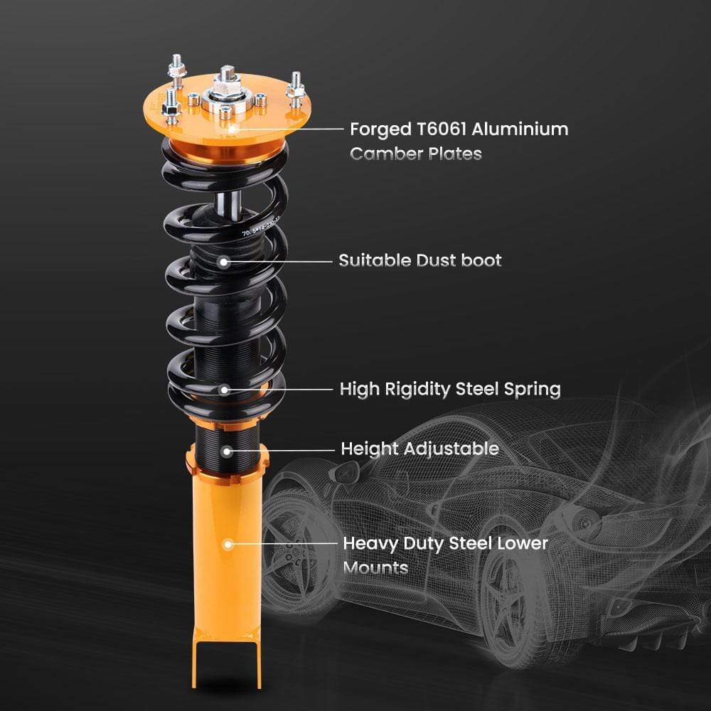 Schroefset ophangingskit geschikt voor Dodge Charger 06-10 and geschikt voor SRT-8 Adj. Height Shock Veerpoot