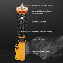 Load image into Gallery viewer, Geschikt voor Toyota Celica GT GTS geschikt voor FWD 1990-1993 Schroefset Absorber Shock Spring Damper Kit