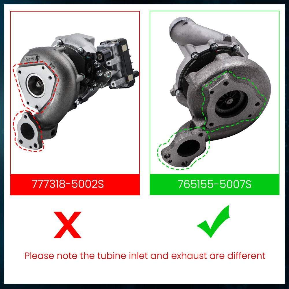 Turbo V6 A6420900280 suitable for Mercedes C E CLK 320 CDI 224 765155-5007S