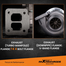 Load image into Gallery viewer, GT45 turbo V-Band Twin-Scroll A/R .66 A/R 1.05 98 mm bis 600 PS oliegekoeld