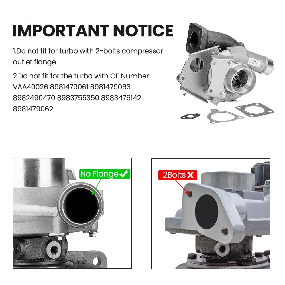 Turbo suitable for Isuzu Elf suitable for GMC W 5.2L 4HK1 VDA40016 8980277725