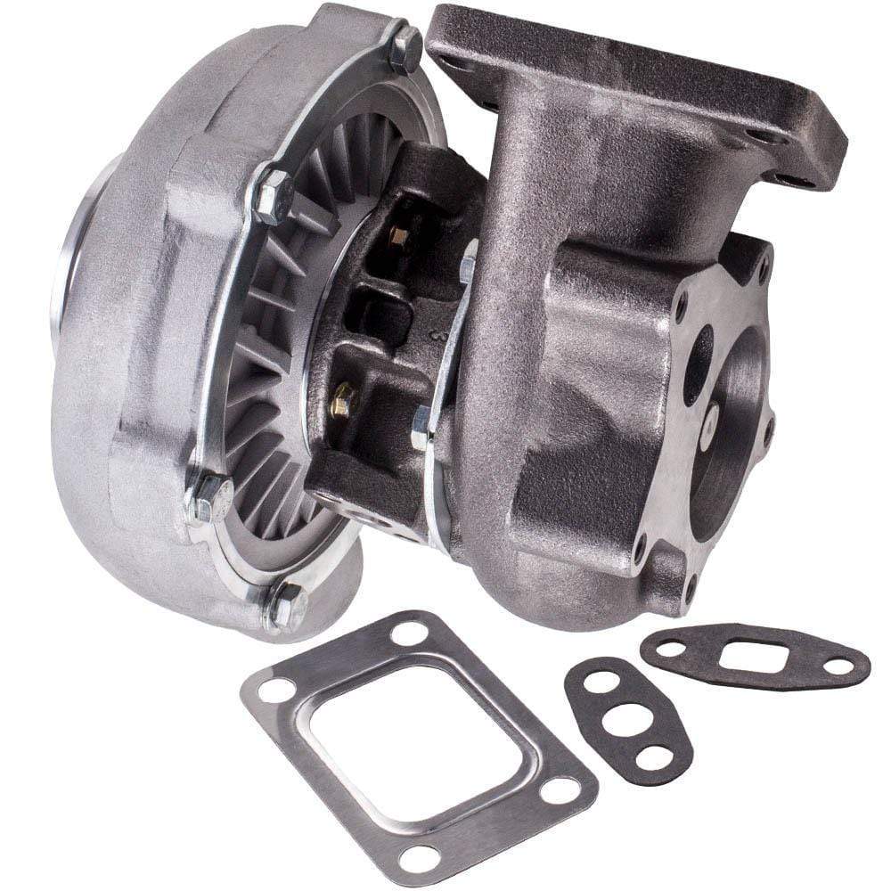Universal T3 T4 T04E Turbo .57 A/R Oil Cooled Turbine 5-Bolt Flange voor 1.5-2.5L 400HP