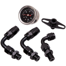 Load image into Gallery viewer, Verstelbare Brandstofdrukregelaar Kit -6AN Fitting End Aluminium Set