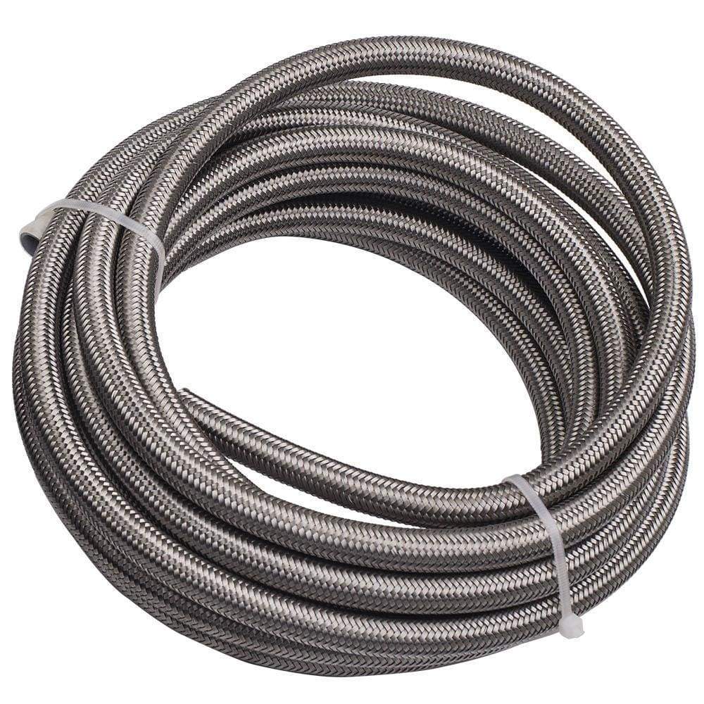 11 stuks AN-8 AN8 Roestvrij staal 20FT Fuel Line Hose End Fitting Kit