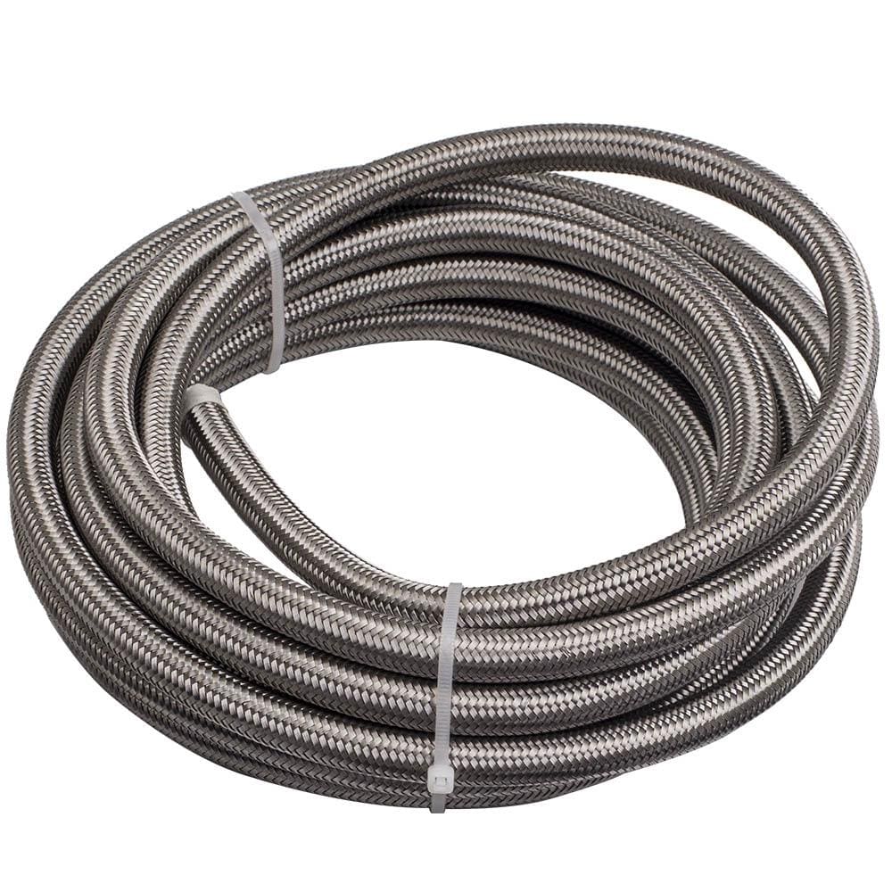 11 stuks AN-8 AN8 Roestvrij staal 20FT Fuel Line Hose End Fitting Kit