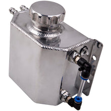Load image into Gallery viewer, 1000ml Aluminium Radiateur Coolant Overflow Recovery Tank Universal Cold Engine