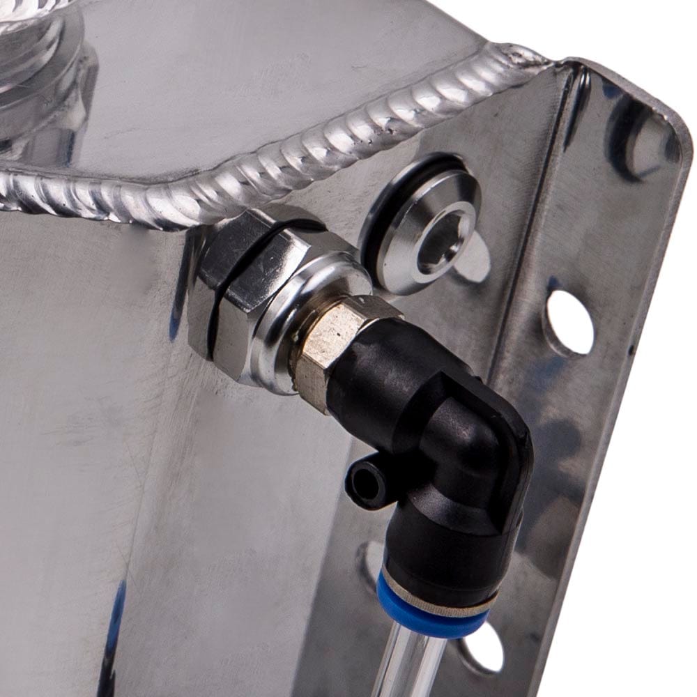 1000ml Aluminium Radiateur Coolant Overflow Recovery Tank Universal Cold Engine