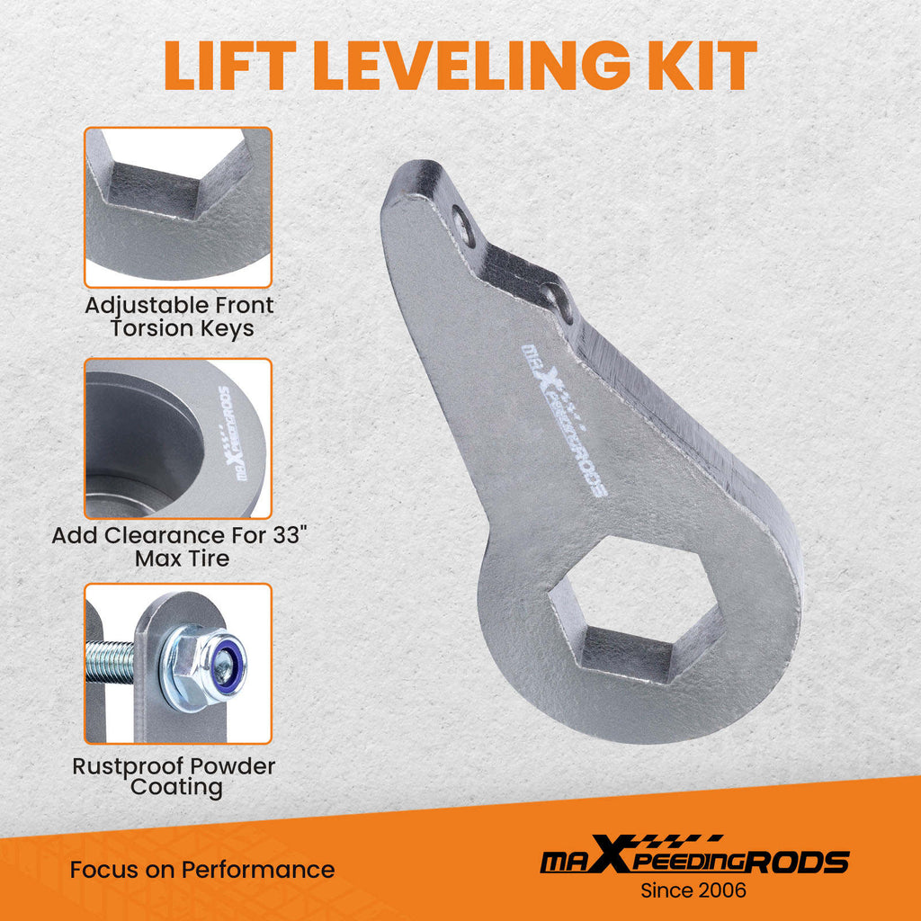 3" Front/ 2" Rear Lift Kit Compatible with Chevy Avalanche Compatible with Tahoe 2002-06