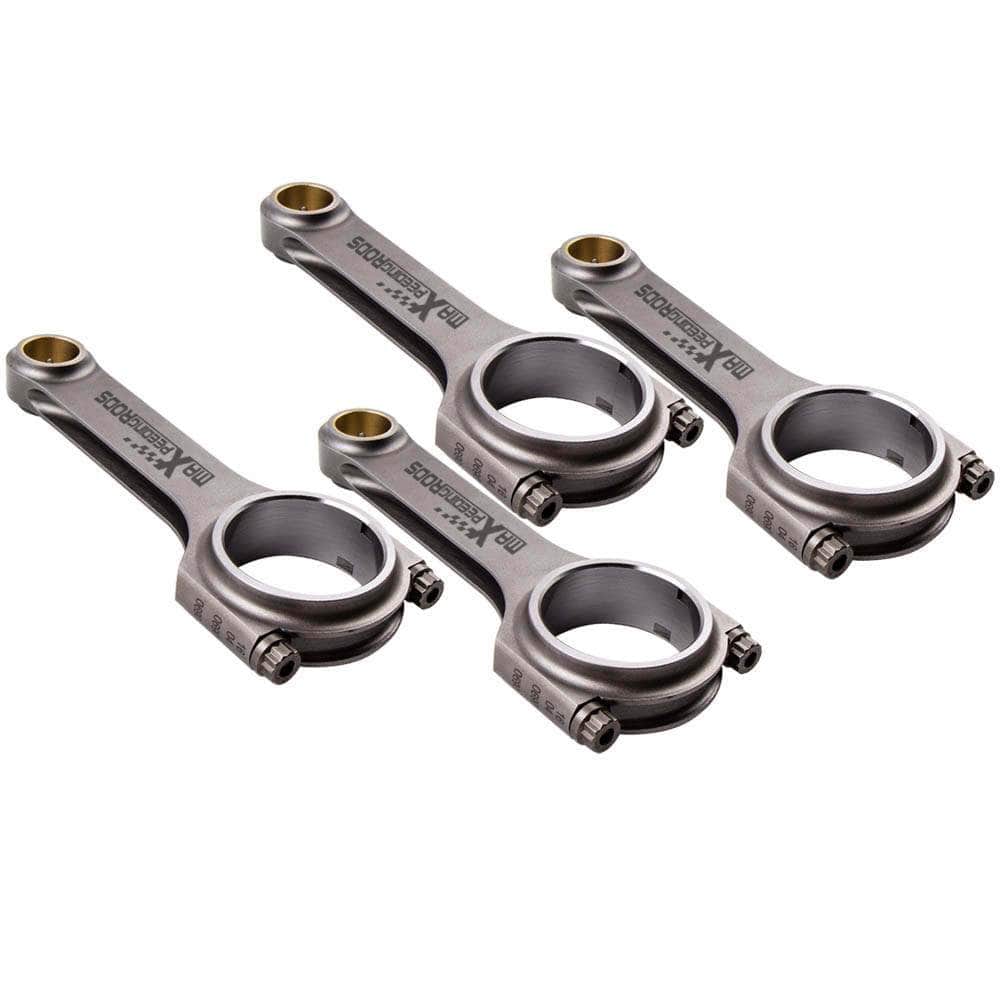 H-beam connecting rods 4 pcs with ARP 2000 bolts for Alfa Romeo 2000 Nord engine 157 mm