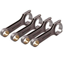 Load image into Gallery viewer, Forged connecting rods H-beam set of 4 for Ford X-Flow / Lotus Twin Cam BDA | 132.84 mm, ARP 2000 bolts