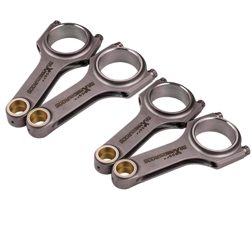 Forged connecting rods H-beam set of 4 for Ford Duratec 2.3, Mazda MZR 2.3 | 154.8 mm, ARP 2000 bolts