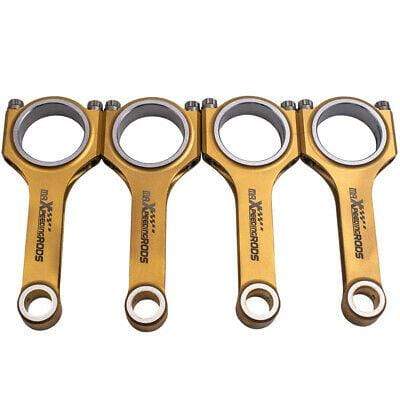 Forged connecting rods H-beam set of 4 for Ford Volvo 2.0 EcoBoost (S-Max, Galaxy, Mondeo, Focus ST, V70) | 156.5 mm, ARP 2000 bolts