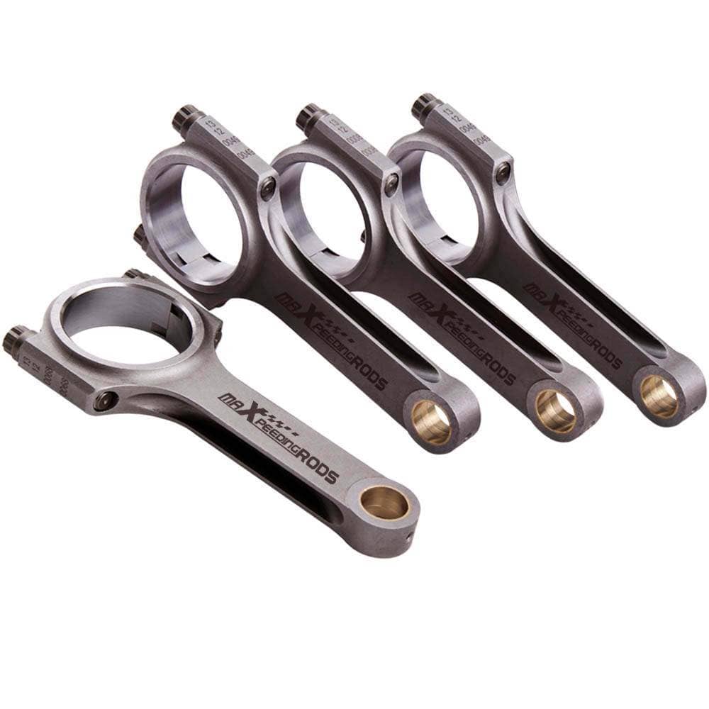 Forged connecting rods H-beam set of 4 for Rover K-series 1.8 16V 18K4F (MG, Lotus Elise) | 133.1 mm, ARP 2000 bolts