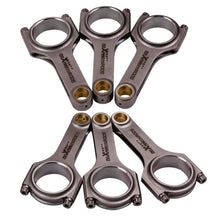 Load image into Gallery viewer, Forged connecting rods H-beam set of 6 for Toyota 1JZ-GTE 1JZ-GE (Supra JZA70, Mark II, Crown) | 125.25 mm, ARP 2000 bolts