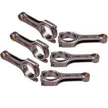 Load image into Gallery viewer, Forged connecting rods H-beam set of 6 for Toyota 1JZ-GTE 1JZ-GE (Supra JZA70, Mark II, Crown) | 125.25 mm, ARP 2000 bolts