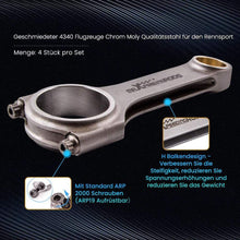 Load image into Gallery viewer, 4340 H-beam connecting rods, ARP bolts suitable for VW Golf MK4 GTI 1.8T 2.0L