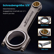 Load image into Gallery viewer, H-Beam Connecting Rods Suitable for Audi RS2 S2 S4 3B RR AAN 2.2L Turbo 5cyl ARP