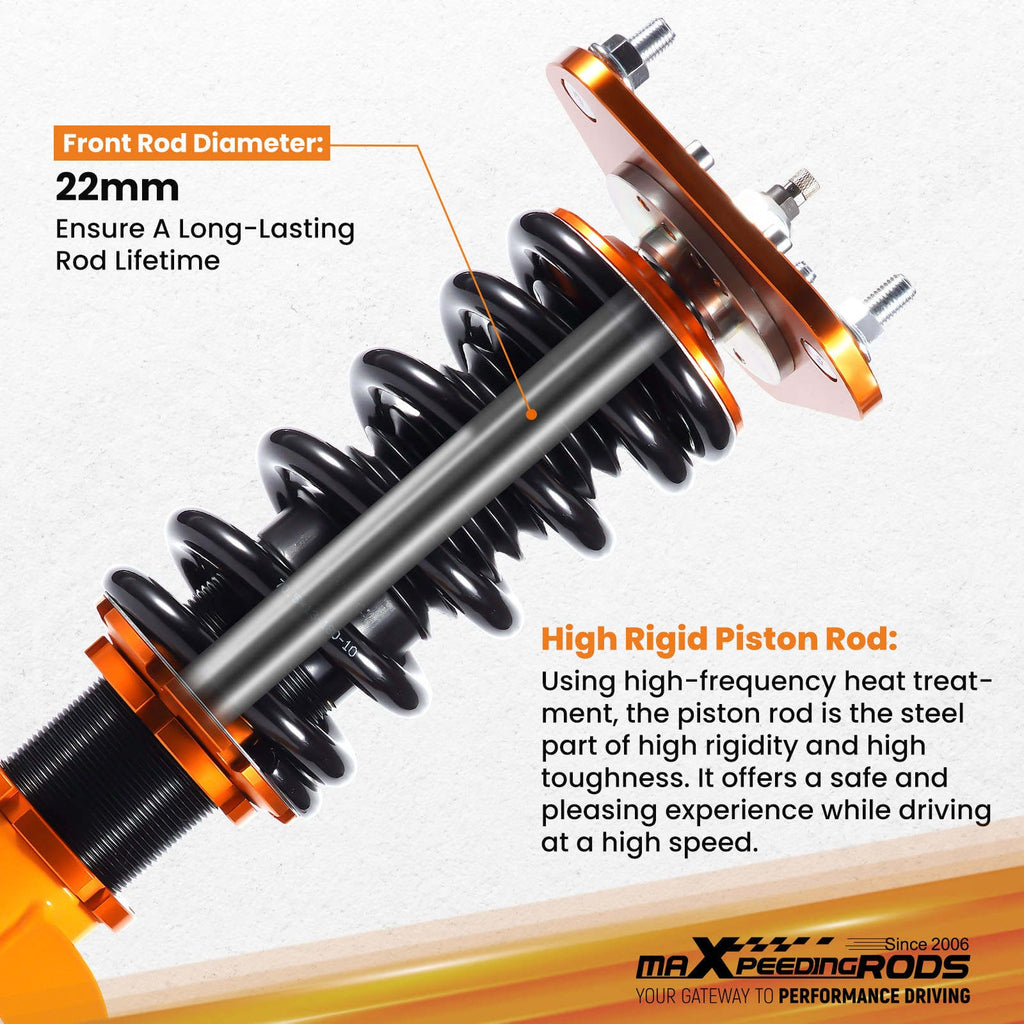 Coilover Suspension suitable for Toyota Celica GT GTS FWD 90-99 24-Way Adjustable Damper