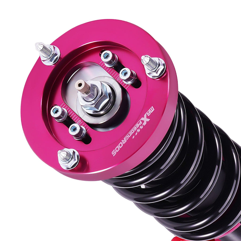 Sport shock absorbers/coilover suitable for BMW 3-Series E46 1998-2006 Damping adjustable RedLowering