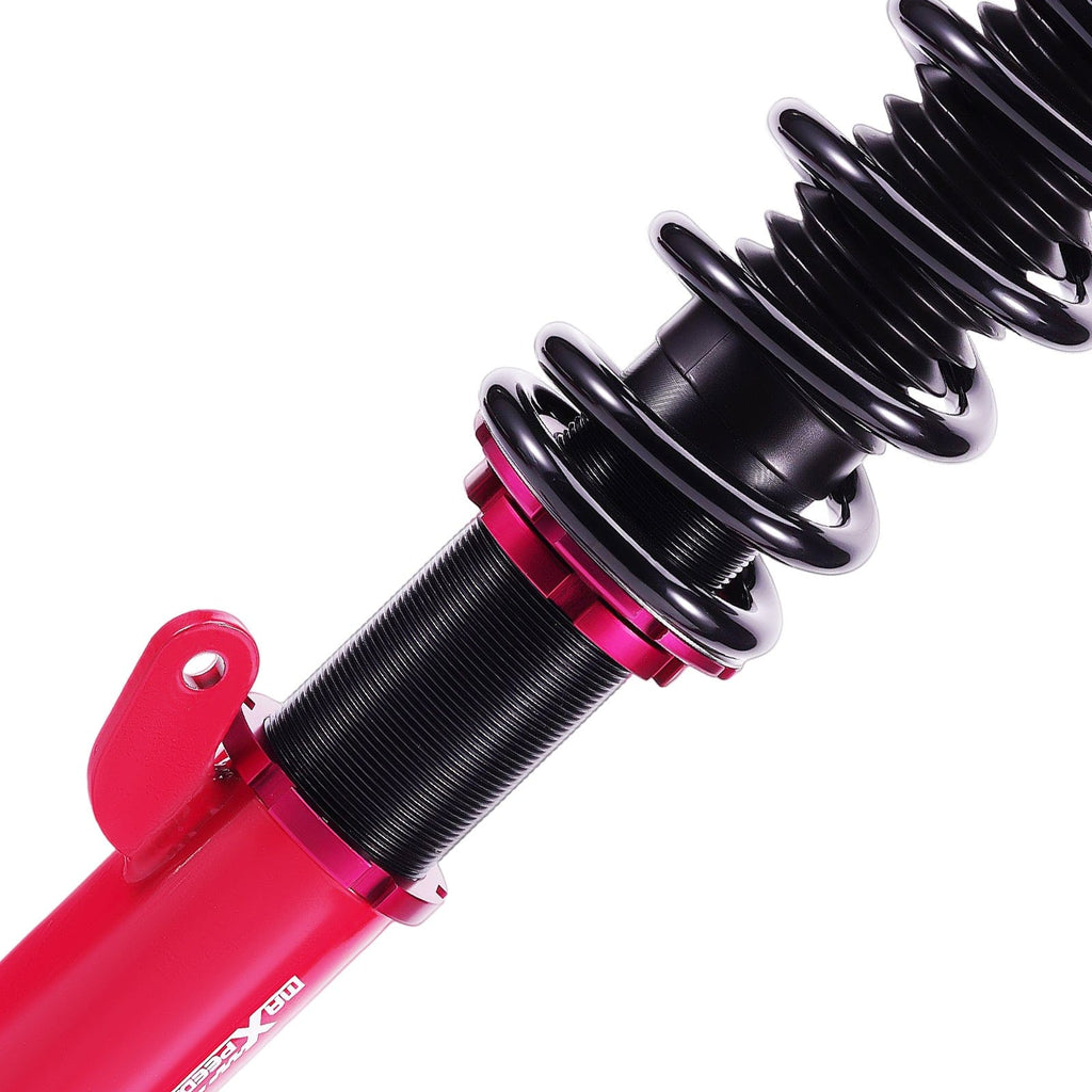 Sport shock absorbers/coilover suitable for BMW 3-Series E46 1998-2006 Damping adjustable RedLowering