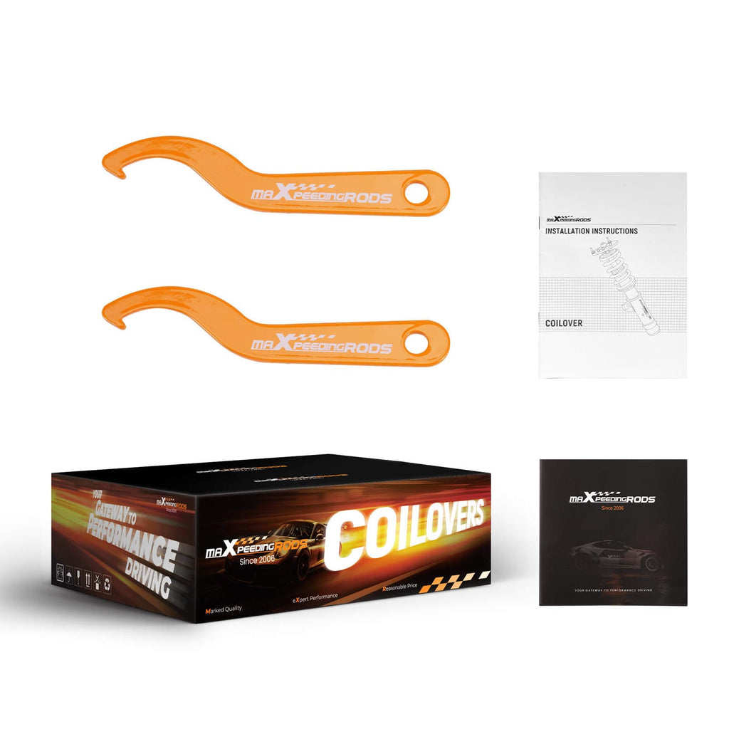 4x Coilover Shock Absorbers suitable for BMW 5 Series 523 525 528 530 535 540 2004-2010 lowering shock kit