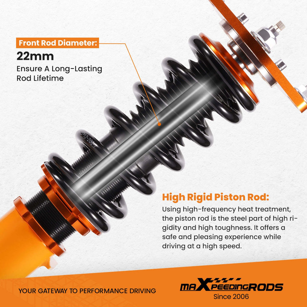24-Way Damping Force Adjustable Coilover Suspension suitable for Hyundai Genesis Coupe 2010-2016