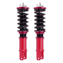 Load image into Gallery viewer, Schroefset geschikt voor Honda Civic CR-X EG 1988-1995 dempingsverstelbaar rood