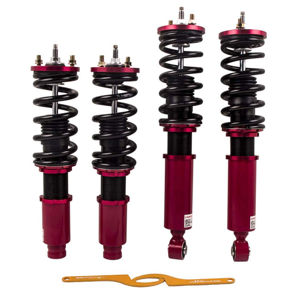 Sports Coilover Suspension Kit Red suitable for Honda CR-V 96-01 Lowering