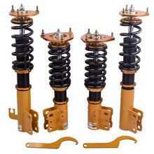 Load image into Gallery viewer, Adjustable sport suspension suitable for Subaru Forester model years 1998-2002 gold