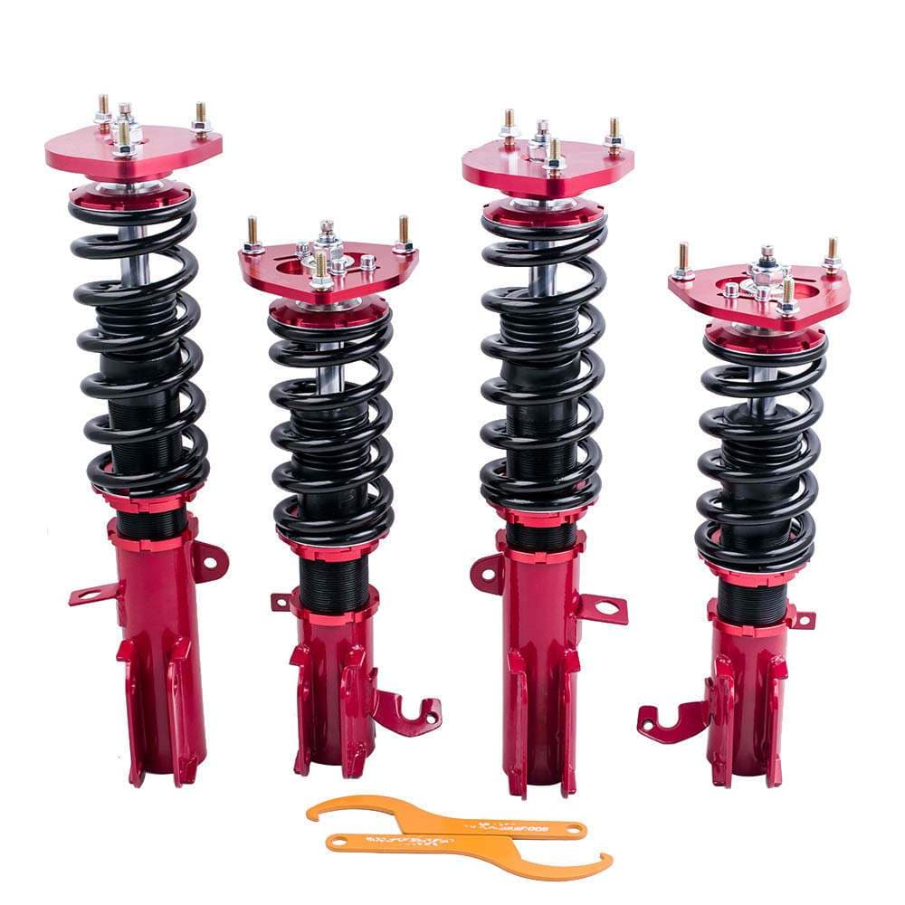 Coilover Suspension Kit 24-Step Adjustable suitable for Toyota Corolla E90-E110 AE92-88-99