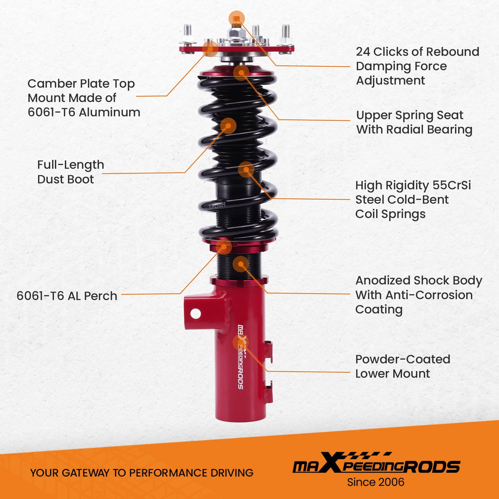Coilover suspension kit suitable for Hyundai Veloster 2012-2018