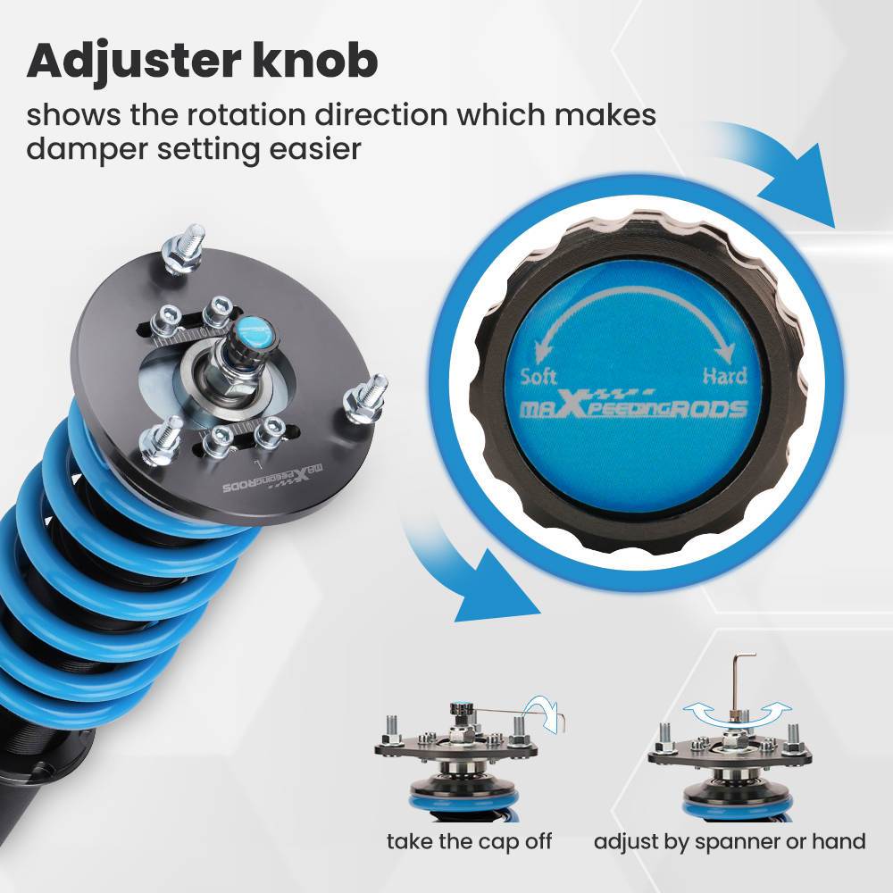 Adjustable Coilover Shock Absorber Coilover Kits suitable for BMW E36 M3 3 Series Suspension Struts