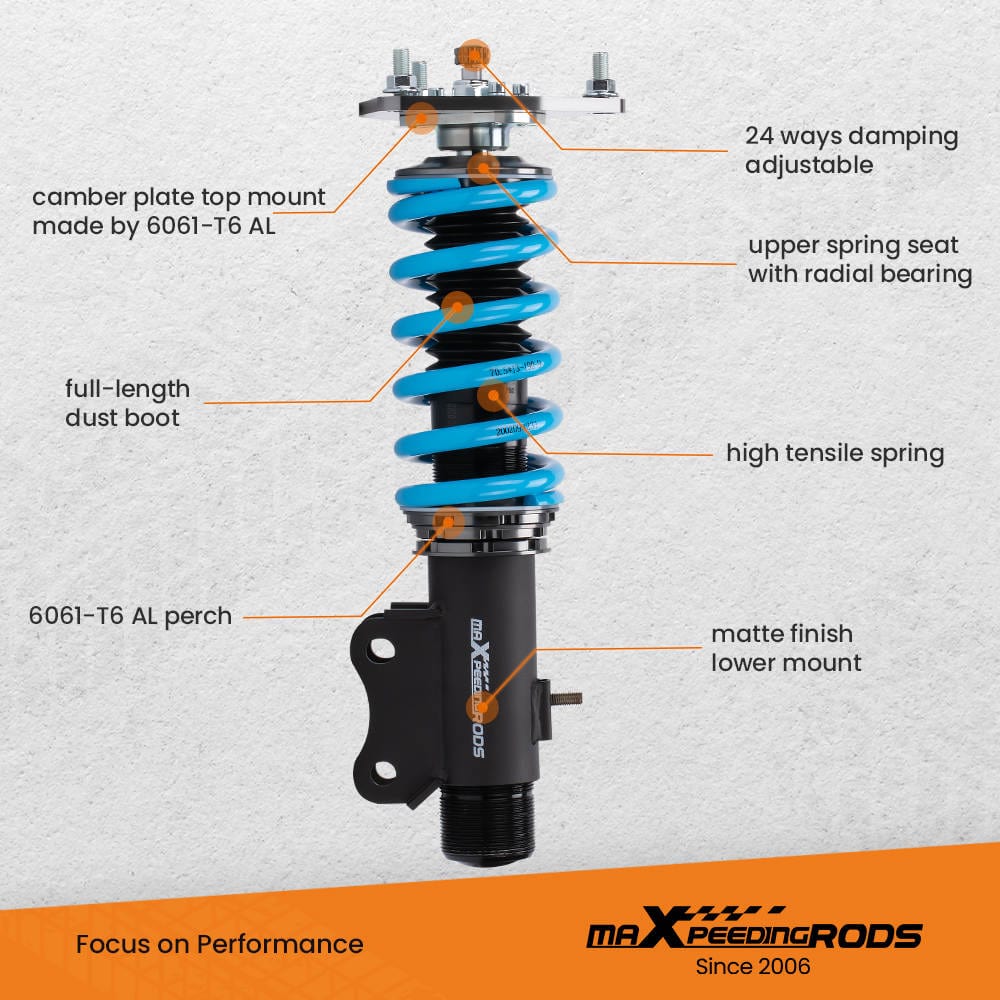 Shock Absorbers Suspension Tuning suitable for AUDI A6 (C6) 2005-2011 for Allroad