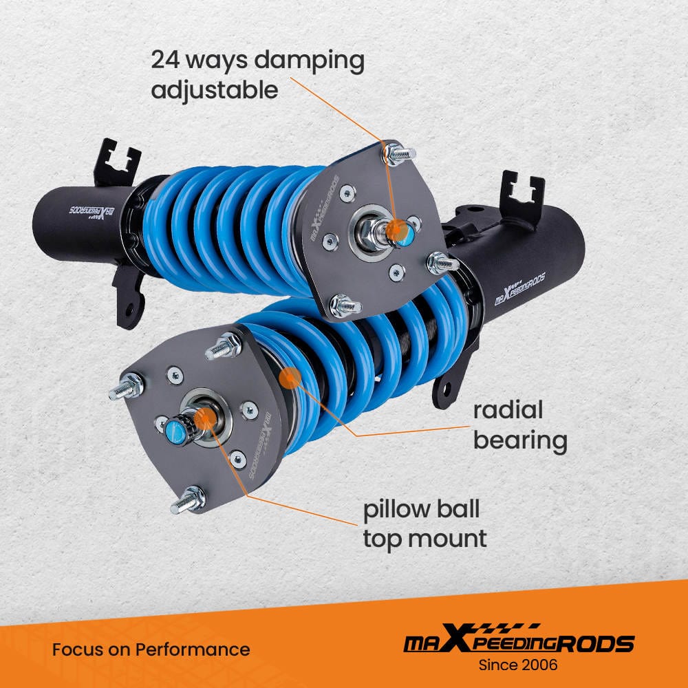 24-step adjustable rebound damping coilover kit suitable for Hyundai Coupe 03-08