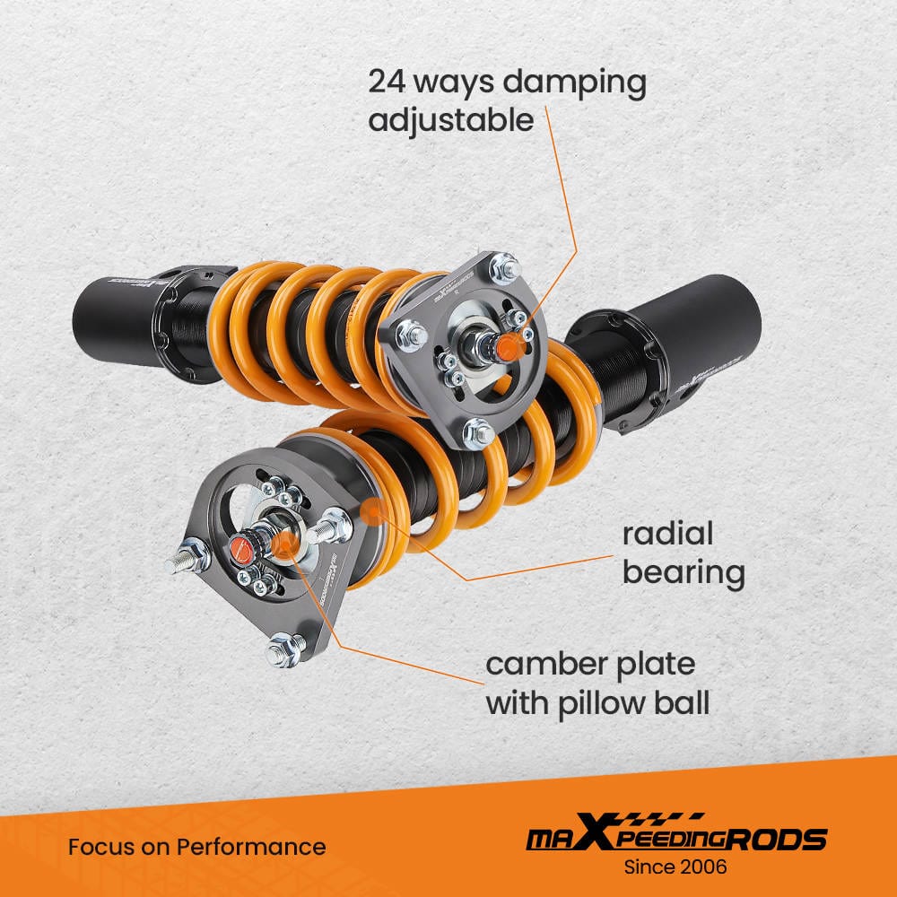 Adjustable Damper Coilover Suspension Kit suitable for Ford Mustang SN95 Shock Absorbers Lowering Kit