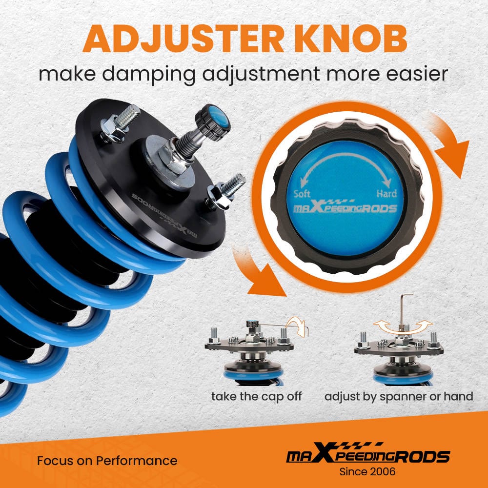 Damper Adjustable Coilover Kits suitable for Nissan 300ZX Z32 Lowering Coil Spring Shock Kit