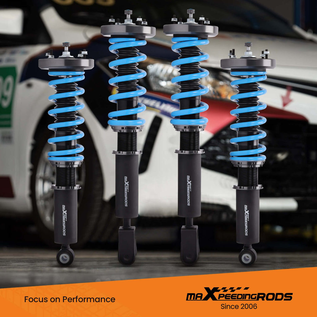 24-Step Adjustable Coilover Suspension Kit for Jaguar XJ X350 XJ8 XJR 2003-2009 Shock Absorber