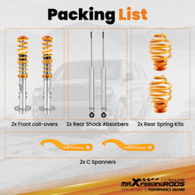Load image into Gallery viewer, Height Adjustable Coilover Suspension Front/Rear for BMW 3 Series E36 Convertible Coupe The Lowering