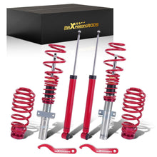 Load image into Gallery viewer, Coilover Kits suitable for VW Polo 9N suitable for Seat Ibiza MK3 02-09 Adjustable Suspension Lowering Shock Kit