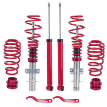 Load image into Gallery viewer, Gewinde-Fahrwerk voor VW Polo 9N 9N2 9N3 + Fox schroefset Coilover bobina Tieferlegung