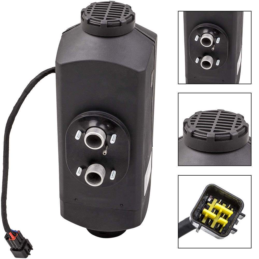 2KW 12V Air Diesel Heater Knob Switch + 10L Tank for Truck, Boat, Trailer, Car