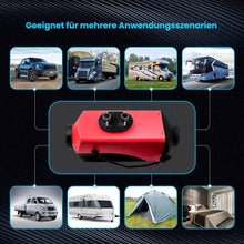 Load image into Gallery viewer, 12V 5KW Diesel Air Heater All-in-one Thermostat Remote Control LCD Monitor