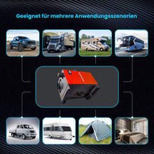 Load image into Gallery viewer, 5KW 12V Integrated Diesel Air Heater Parking Heater LCD Switch Caravan Red