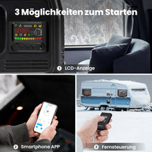 Load image into Gallery viewer, Updated Air Diesel Heater LCD Bluetooth 5KW 12V for Lorry Motorhomes Caravan RV