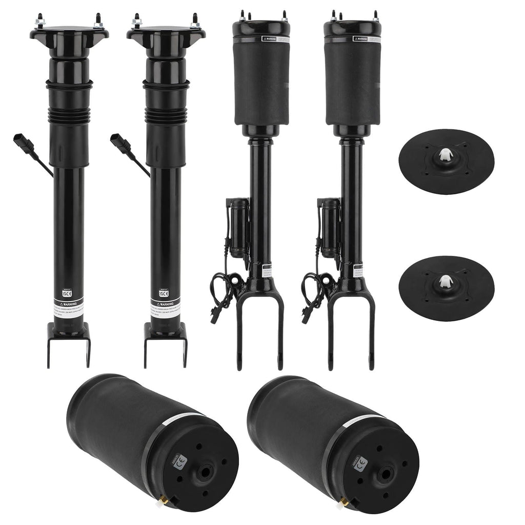6x Air Suspension Strut Shock Absorber compatible with Mercedes-Benz GL-Class M-Class X164 W164