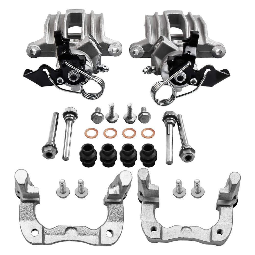 2x Brake Caliper + 2x Brake Caliper suitable for Audi A3 suitable for VW Golf 4 Seat Ibiza 2 3 6Q0615425A