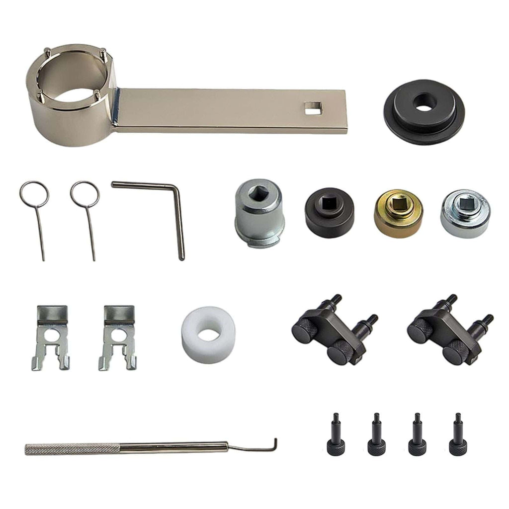 19-Row AN10 Universal Aluminum Transmission Oil Cooler Kit with Thermostat