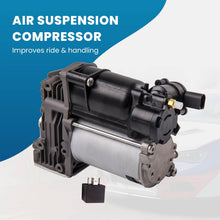 Load image into Gallery viewer, Air Suspension Compressor + Relay 37206789938 suitable for BMW X5 (E70) X6 (E71)